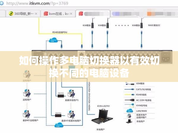 如何操作多电脑切换器以有效切换不同的电脑设备