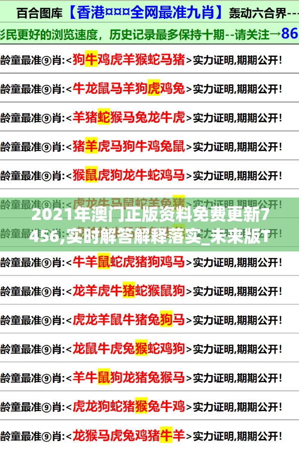 2021年澳门正版资料免费更新7456,实时解答解释落实_未来版THE.0.552