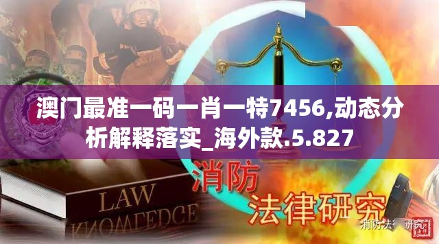 澳门最准一码一肖一特7456,动态分析解释落实_海外款.5.827