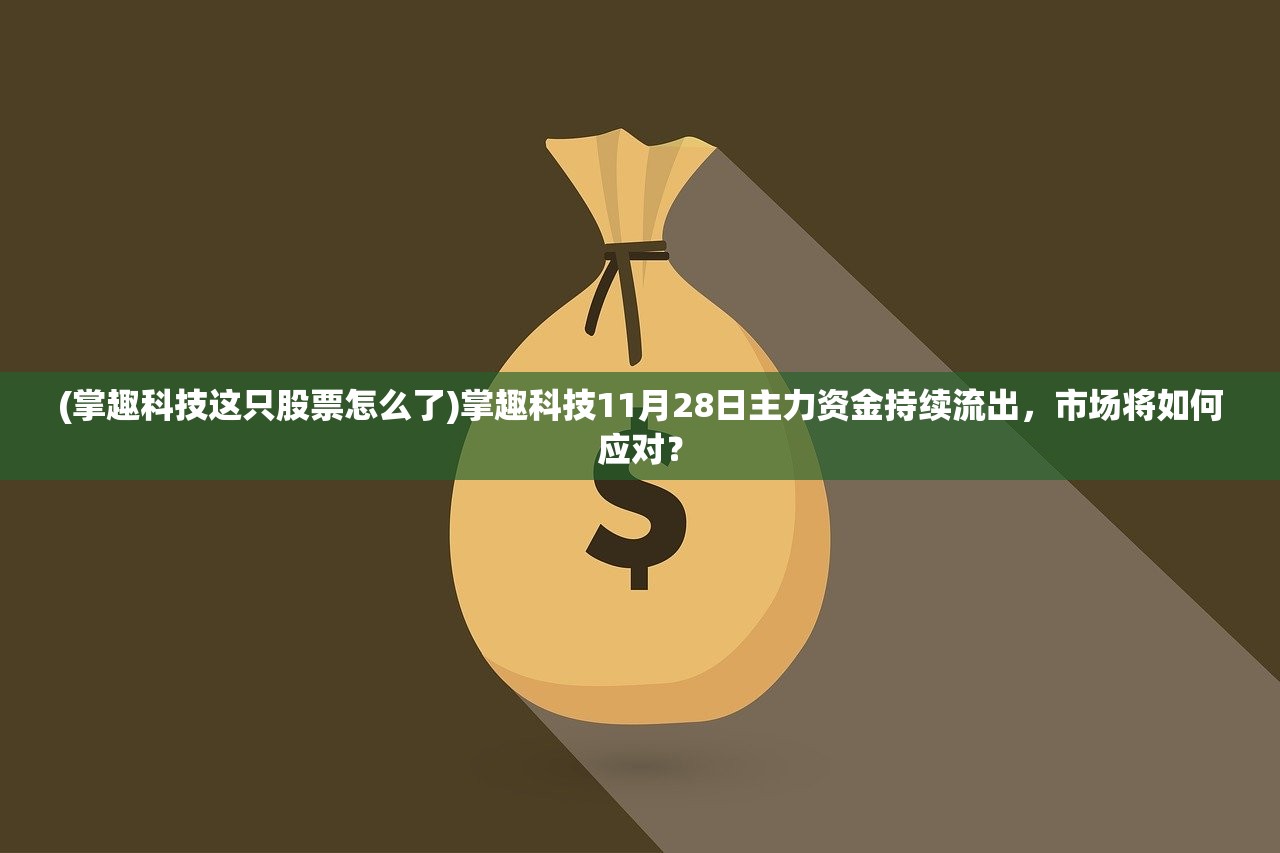 (掌趣科技这只股票怎么了)掌趣科技11月28日主力资金持续流出，市场将如何应对？