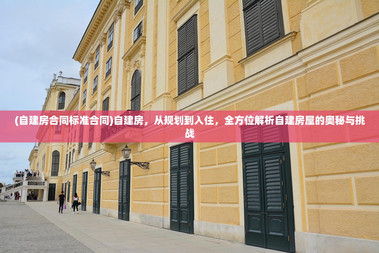 (自建房合同标准合同)自建房，从规划到入住，全方位解析自建房屋的奥秘与挑战